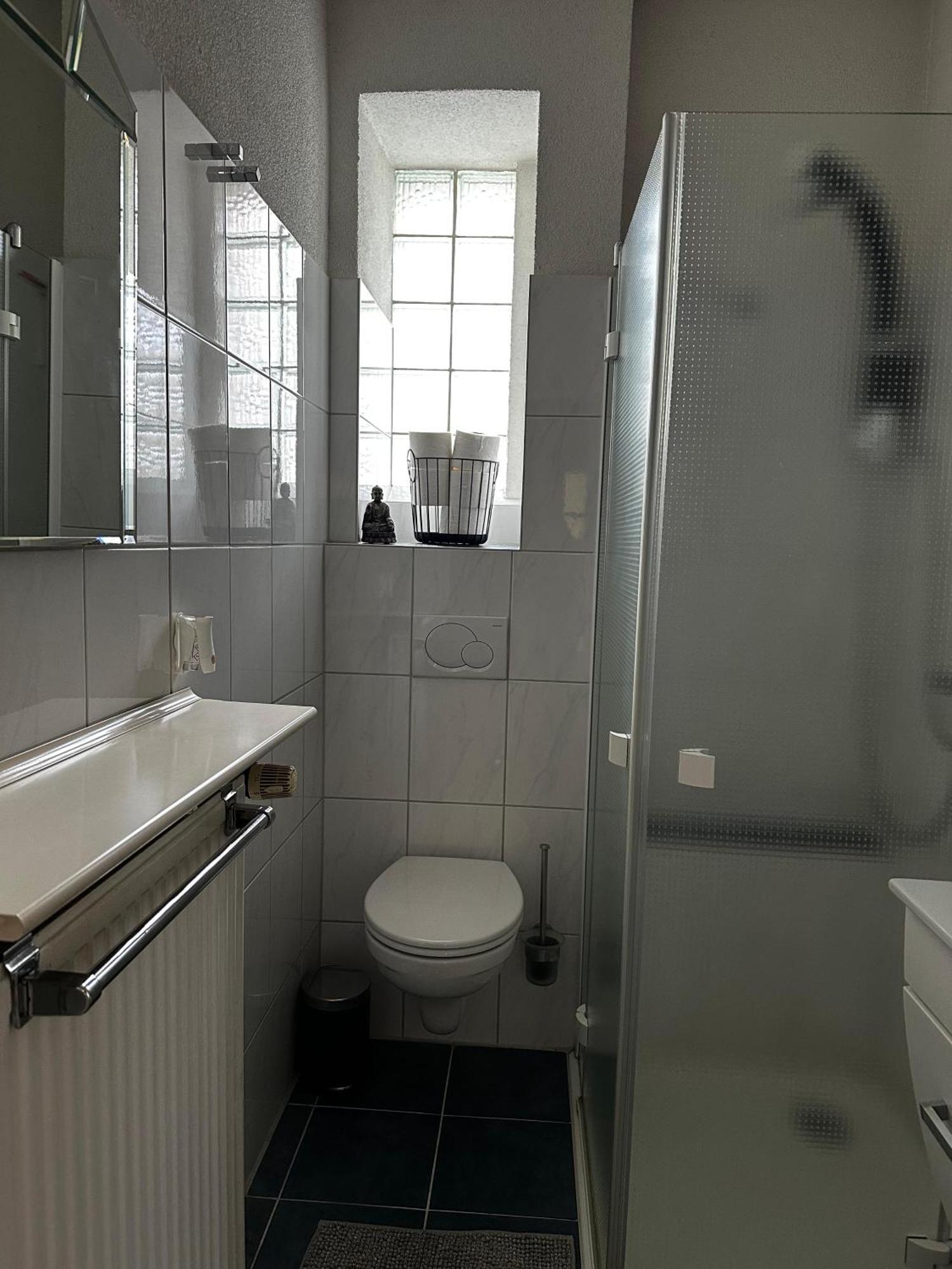 Maisonettewohnung Im Loft Stil Mit Wunderschoener Terrasse Karlsruhe Esterno foto